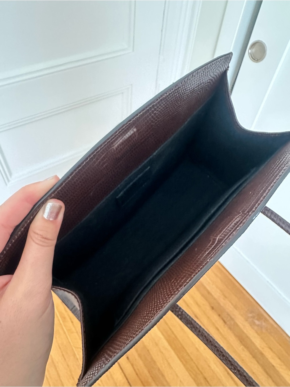LITTLE LIFFNER Brown Minimal Tote - Picture 5 of 7